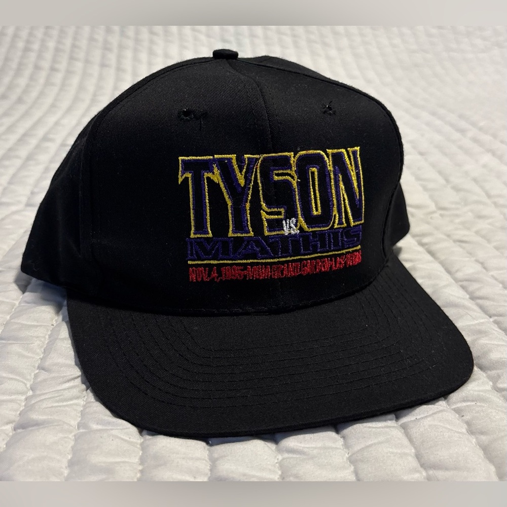 Vintage Mike Tyson Vs Mathis MGM Grand Casino 1995 SnapBack hat